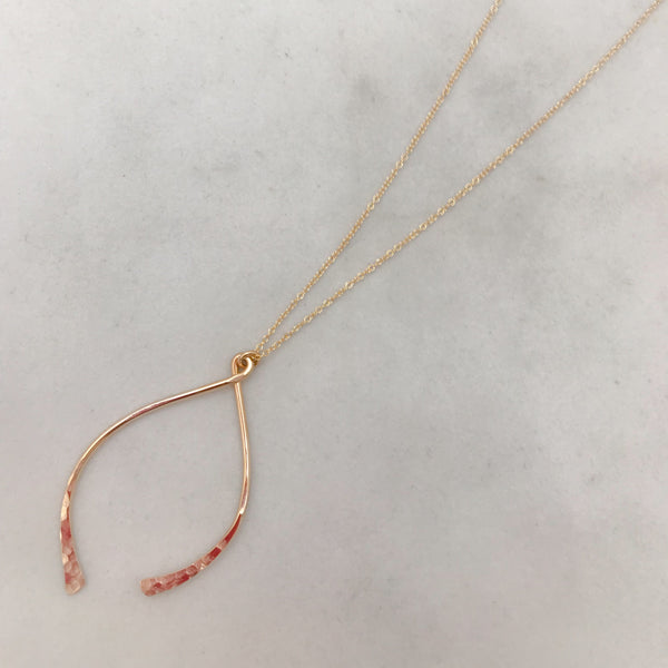 Wishbone - Long Necklace