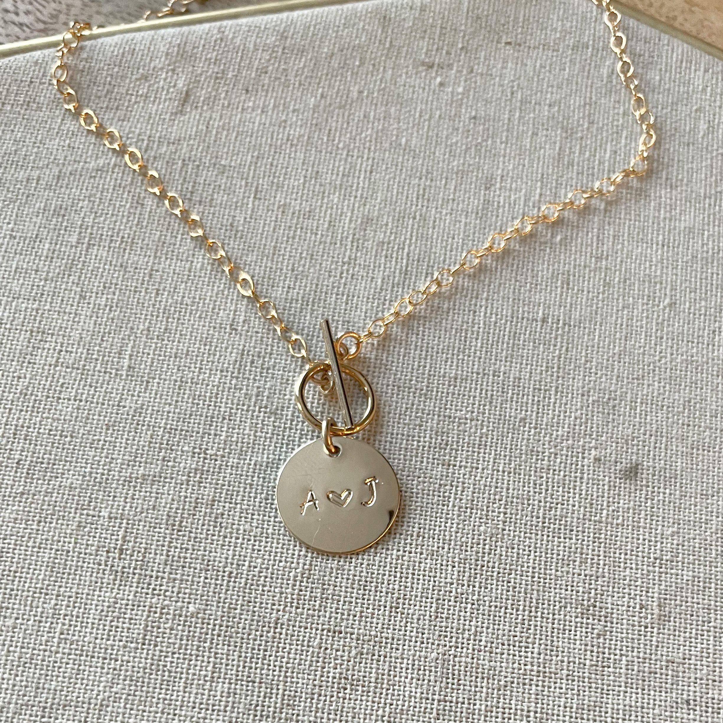 Answer Toggle Front Coin Necklace
