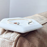 Double Birthstone Cuff