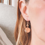 Dapped Oval Earrings