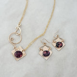 New Red side clasp necklace