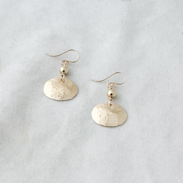 Dapped Oval Earrings