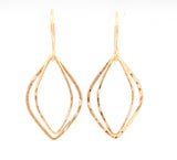 Double marquise earrings