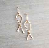 Awareness ribbons with wire wrap