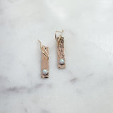 Bar Opal earrings