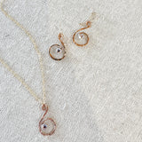 Mini spirals earrings