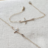 NEW cross birthstone bracelet