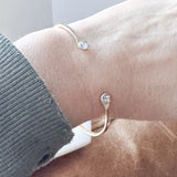 Double Birthstone Cuff