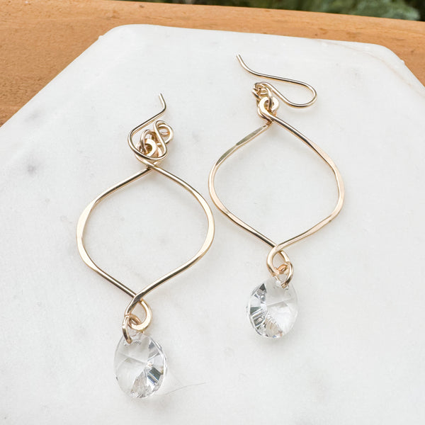Small Sandrina with Swarovski crystal