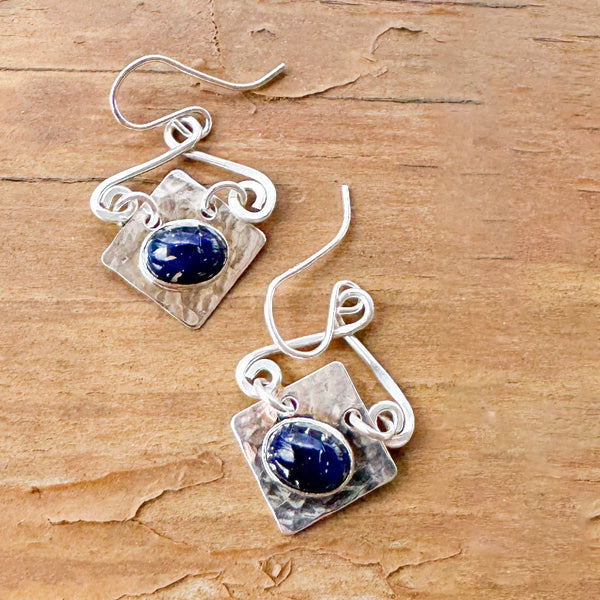 Mini Black Opal Earrings