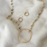 Multi Moonstone hoop Set - DEAL