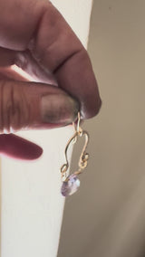 Light amethyst earrings