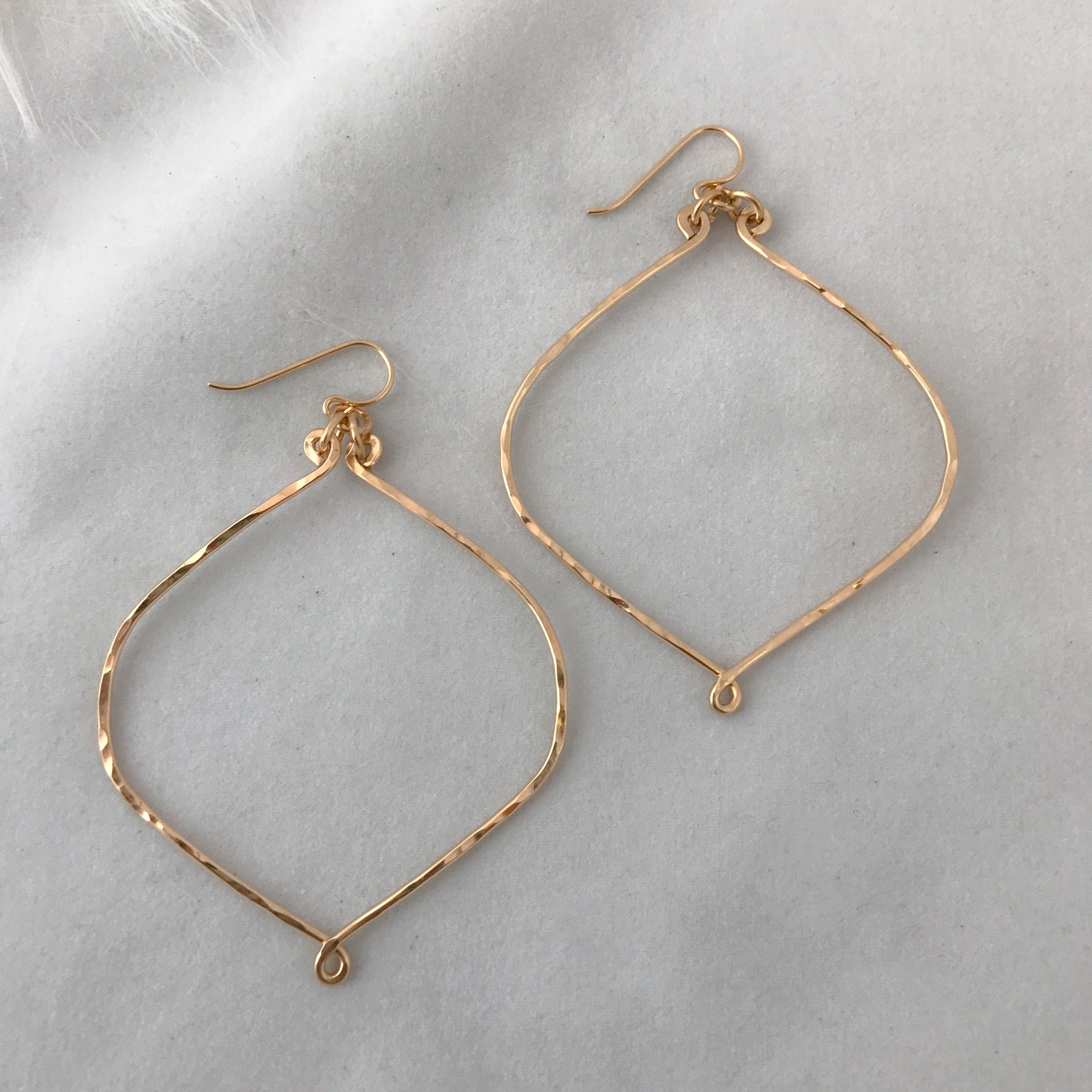 Large Sandrina Hoop earrings – Jennifer Engel Designs