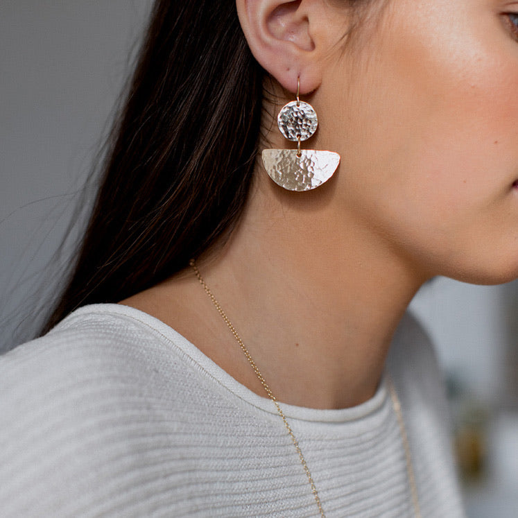 Luna Coin Earrings