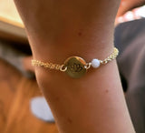 Lotus Moonstone Bracelet