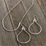 Deal of the Week - Balance Necklace & oval hoops